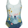 Maillot de bain une pièce rigolo pour femmes Monde des coraux