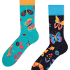 Chaussettes rigolotes Papillons