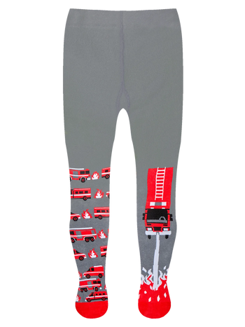 Collants antidérapants pour enfants Pompiers en action