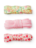 Paquet de 3 paires de lacets rigolos Jardin de fleurs