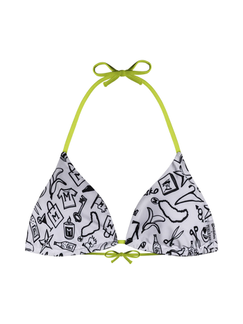 Haut de bikini triangulaire rigolo Miklosko & Dedoles