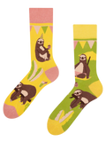 Chaussettes rigolotes Paresseux en fête