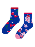 Chaussettes mi-mollet rigolotes Amour des cerises