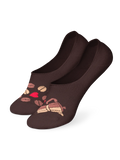 Chaussettes invisibles rigolotes Amour du café