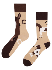 Chaussettes rigolotes Chevaux