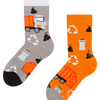Chaussettes rigolotes pour enfants Camion à ordures
