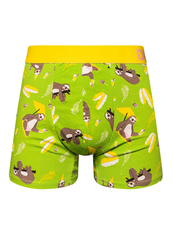 Boxer rigolo pour hommes Paresseux en fête