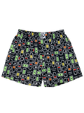 Vrolijk herenboxershort Sociaal opladen