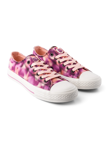 Vrolijke canvas schoenen roze camouflage