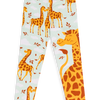 Vrolijke katoenen kinderlegging Verliefde giraffes