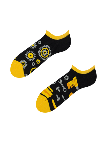 Vrolijke sneakersokken Monteur