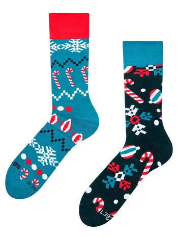 Warme sokken Kerstsfeer