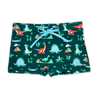 Vrolijk elastisch zwemshort voor kinderen Dino skatepark