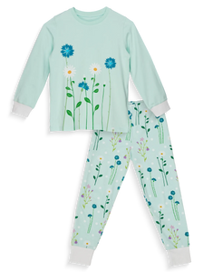 Pyjama rigolo pour enfants Fleurs de prairie