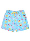 Vrolijk zwemshort voor heren Flamingo op vakantie