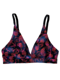 Bralette triangulaire sans coutures pour femmes Fleurs de nuit