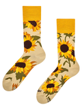 Vrolijke bamboe sokken Bloeiende zonnebloem