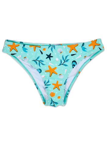 Culotte bikini rigolote Coquillages