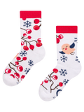 Vrolijke warme kindersokken Winterbessen