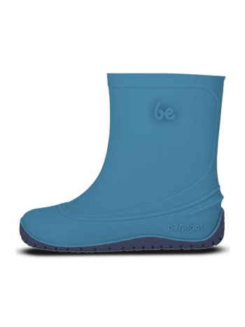 Bottes de pluie pieds nus Be Lenka Pudds pour enfants - Bleu turquoise