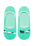 Chaussettes invisibles rigolotes Mouton noir