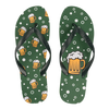Vrolijke flip-flops Bier & bubbels
