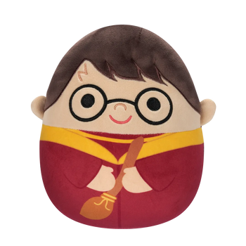 Peluche Squishmallows de 20 cm Harry Potter en robes de Quidditch