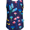 Maillot de bain rigolo pour filles Fleurs à l’aquarelle
