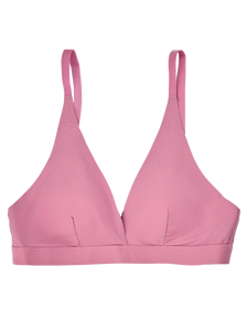 Bralette triangulaire vieux rose sans coutures pour femmes