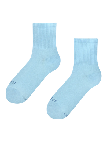 Chaussettes mi-mollet Bleu poudre