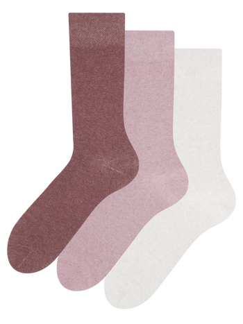 Paquet de 3 paires de chaussettes en coton recyclé Optimiste