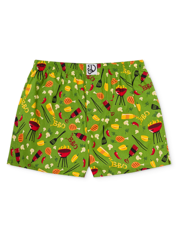Vrolijk boxershort voor heren Barbecue seizoen