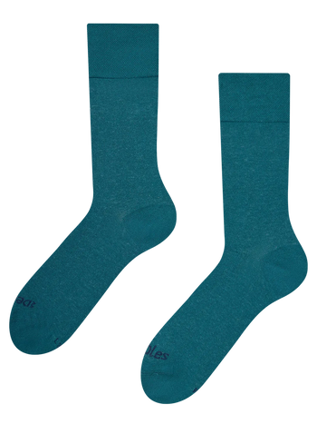 Chaussettes bleu sarcelle