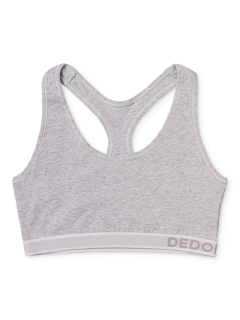 Bralette gris mélange pour femmes