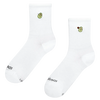 Chaussettes mi-mollet côtelées Playful Avocados