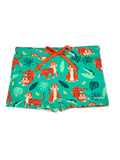 Vrolijk elastisch zwemshort voor kinderen Jungletijger