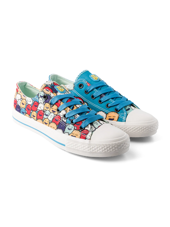 Vrolijke canvas schoenen Grappige monsters