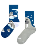 Chaussettes chaudes rigolotes pour enfants Morses