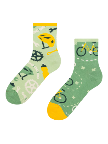 Chaussettes mi-mollet rigolotes Cyclisme