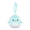 Porte-clés Squishmallows de 9 cm Shah la baleine au ventre arc-en-ciel