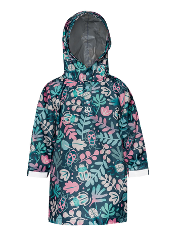 Manteau de pluie rigolo pour enfants Feuilles et insectes