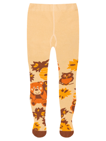 Collants rigolos pour enfants Ours dans la forêt