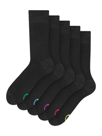 Lot de 5 paires de chaussettes Noires classiques