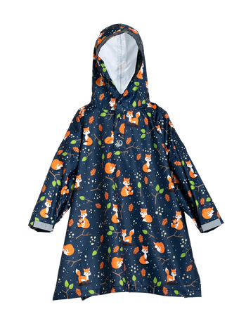 Manteau de pluie rigolo pour enfants Renard dans la nature