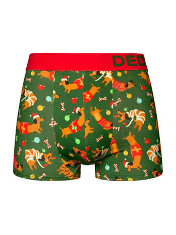 Korte herentrunks Teckel en cadeaus