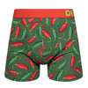 Boxer rigolo pour hommes Piment rouge