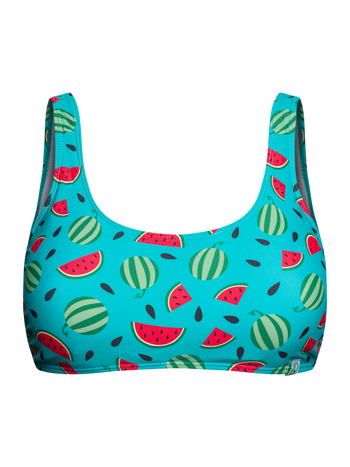 Vrolijke sportbikinitop Watermeloen
