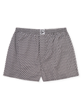 Zwart-wit heren boxershort met patroon