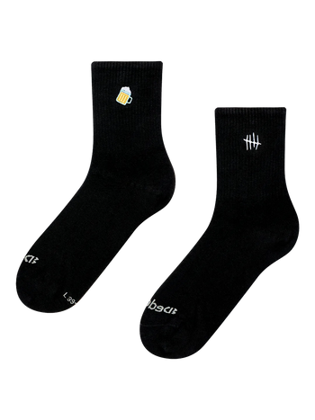 Chaussettes mi-mollet côtelées One Is Never Enough