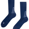 Chaussettes de randonnée mi-mollet bleu foncé pour hommes